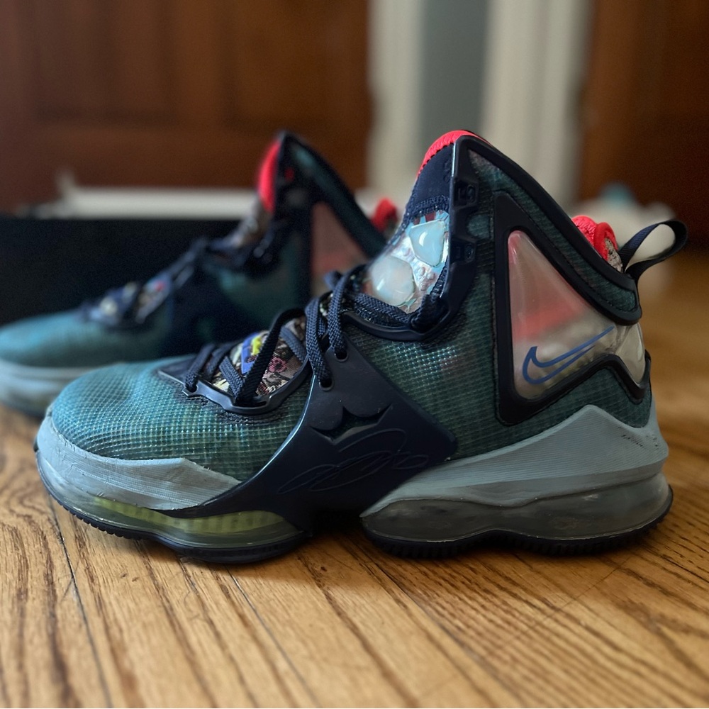 Nike LeBron XIX in Bold Blue and Vibrant Red